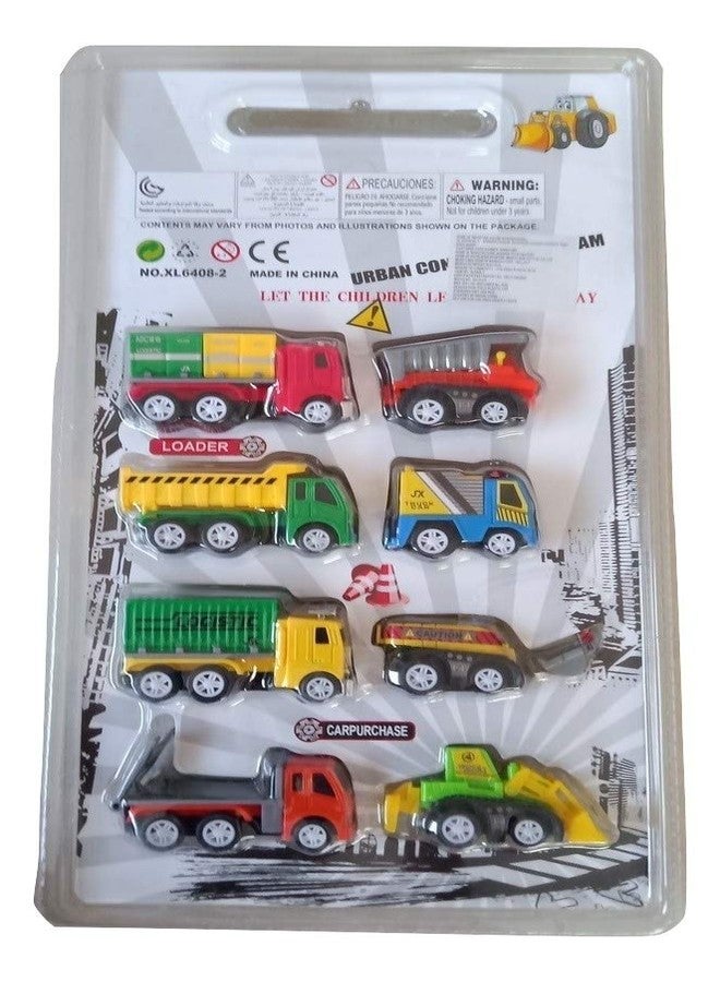 NT-STAR,Construction of Motorcade Trucks Engineering Vehicles, Multicolour (8 Different Vehicles) - Image 3